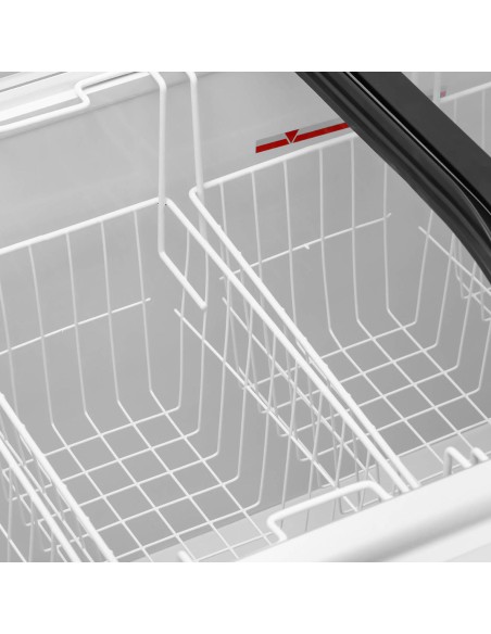 Glazūruotas šaldiklis šaldytiems ledams 445 l 248 W