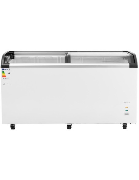 Glazūruotas šaldiklis šaldytiems ledams 445 l 248 W