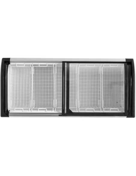 Glazūruotas šaldiklis šaldytiems ledams 445 l 248 W