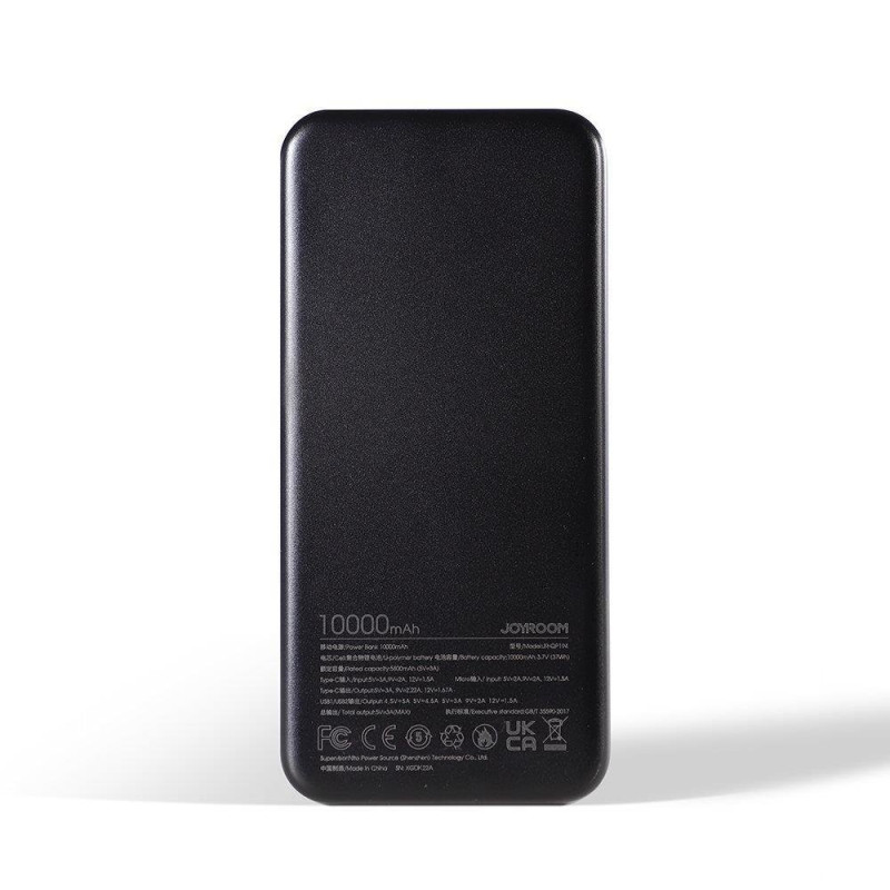 Powerbank 10000mAh Dazzling Series 22.5W juoda