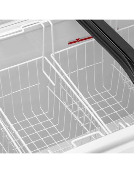 Glazūruotas šaldiklis šaldytiems ledams 180 l 180 W