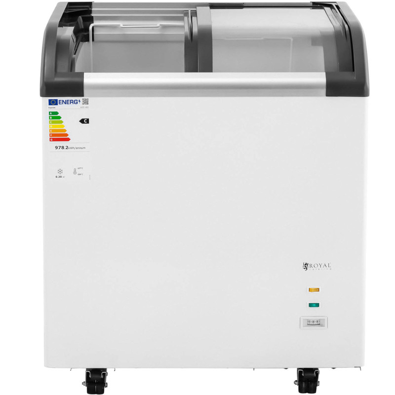 Glazūruotas šaldiklis šaldytiems ledams 180 l 180 W