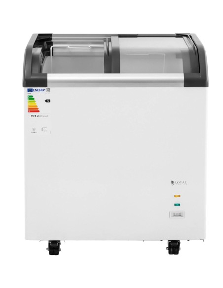 Glazūruotas šaldiklis šaldytiems ledams 180 l 180 W