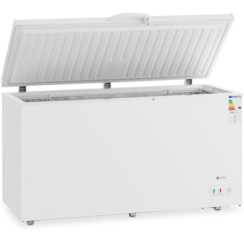 Rakinamas krūtinės šaldiklis 2 krepšeliai 450 l 95 W