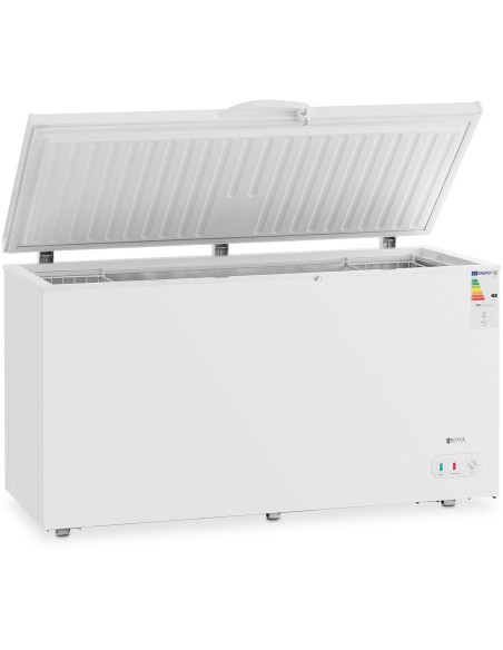 Rakinamas krūtinės šaldiklis 2 krepšeliai 450 l 95 W