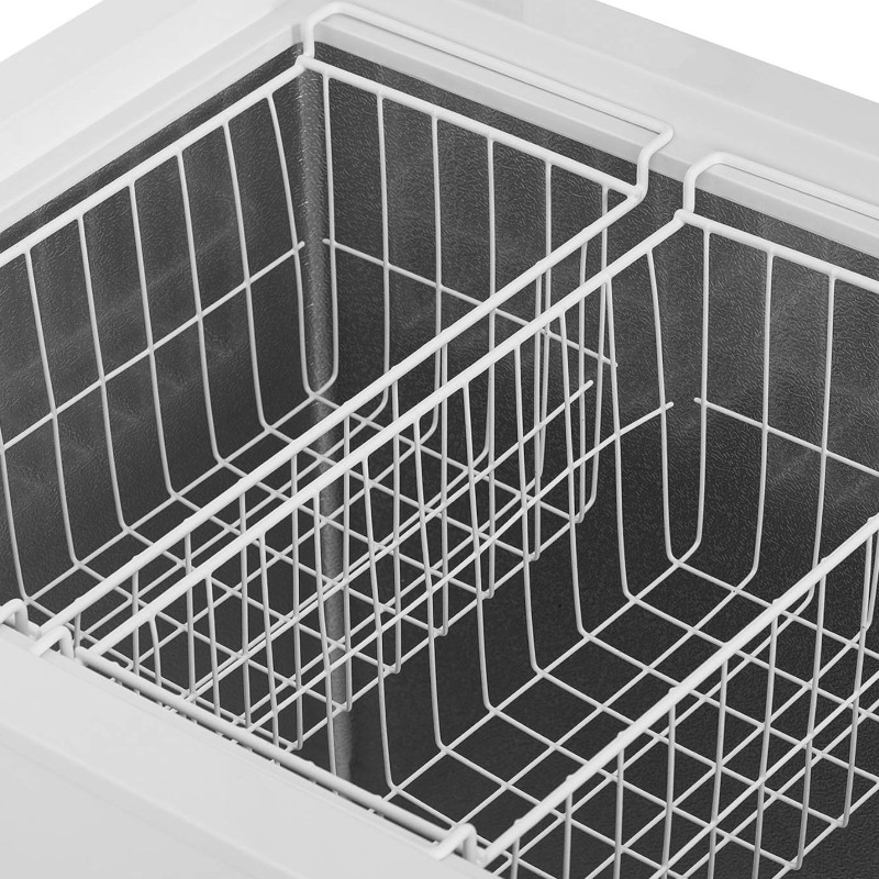 Rakinamas krūtinės šaldiklis 2 krepšeliai 450 l 95 W