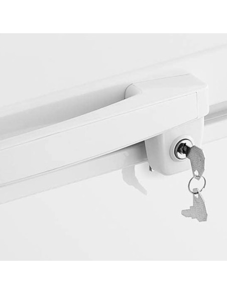 Užrakinamas krūtinės šaldiklis 1 krepšelis 242 L 63 W