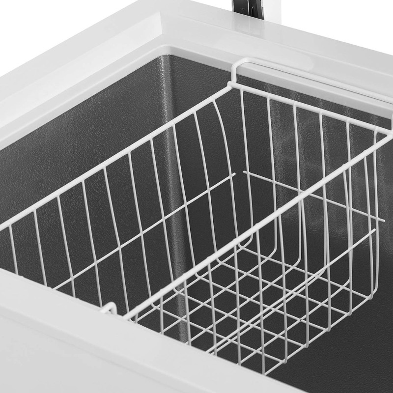 Užrakinamas krūtinės šaldiklis 1 krepšelis 242 L 63 W