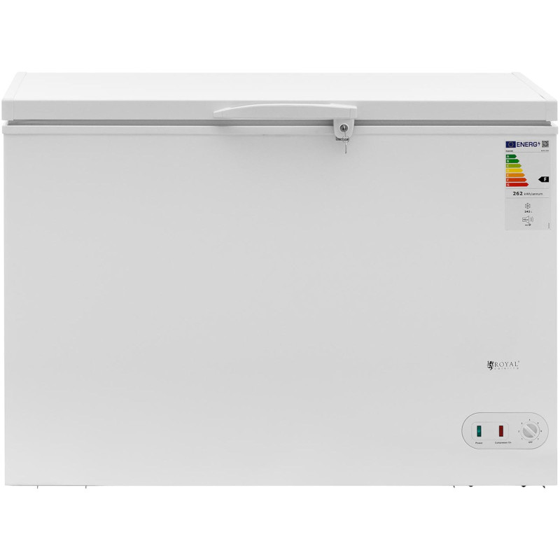 Užrakinamas krūtinės šaldiklis 1 krepšelis 242 L 63 W