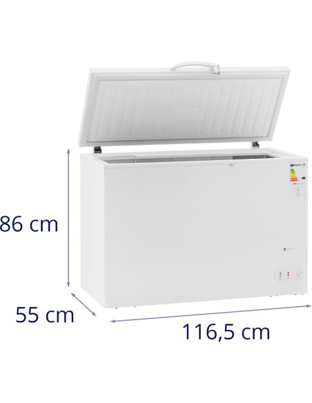 Užrakinamas krūtinės šaldiklis 1 krepšelis 242 L 63 W