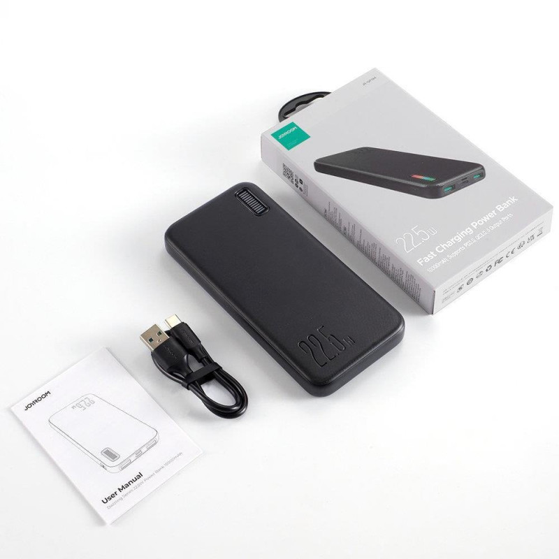 Powerbank 10000mAh Dazzling Series 22.5W juoda