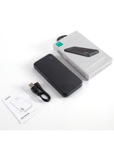 Powerbank 10000mAh Dazzling Series 22.5W juoda Powerbank 10000mAh Dazzling Series 22.5W juoda