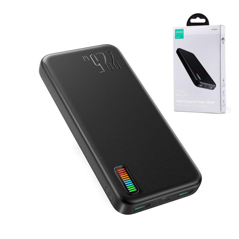 Powerbank 10000mAh Dazzling Series 22.5W juoda