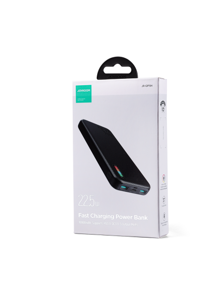 Powerbank 10000mAh Dazzling Series 22.5W juoda Powerbank 10000mAh Dazzling Series 22.5W juoda