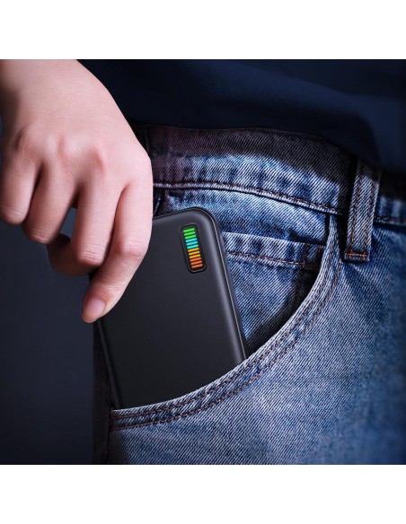 Powerbank 10000mAh Dazzling Series 22.5W juoda Powerbank 10000mAh Dazzling Series 22.5W juoda