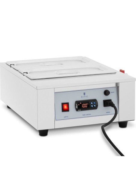 Elektrinis šokoladinio padažo šildytuvas 2 x 3,2 l 1500 W Elektrinis šokoladinio padažo šildytuvas 2 x 3,2 l 1500 W