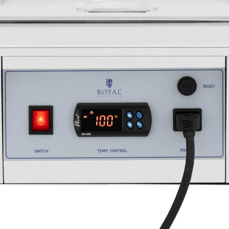 Elektrinis šokoladinio padažo šildytuvas 2 x 3,2 l 1500 W