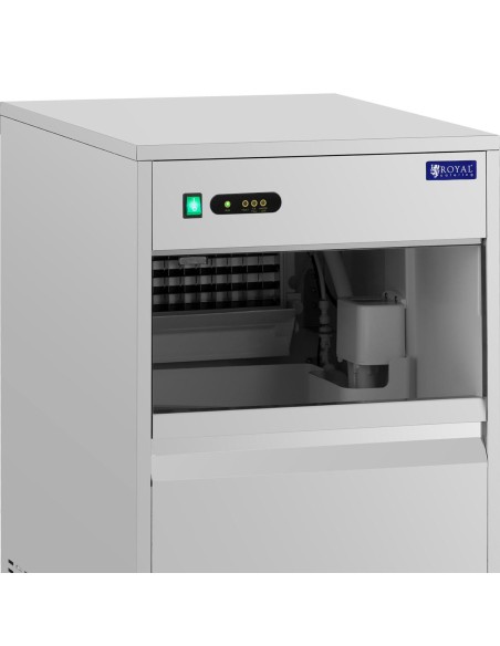 Baro ledo aparatas Ledo kubelių aparatas 50kg/dieną 25kg 350W Baro ledo aparatas Ledo kubelių aparatas 50kg/dieną 25kg 350W