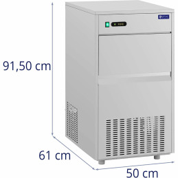 Baro ledo aparatas Ledo kubelių aparatas 50kg/dieną 25kg 350W