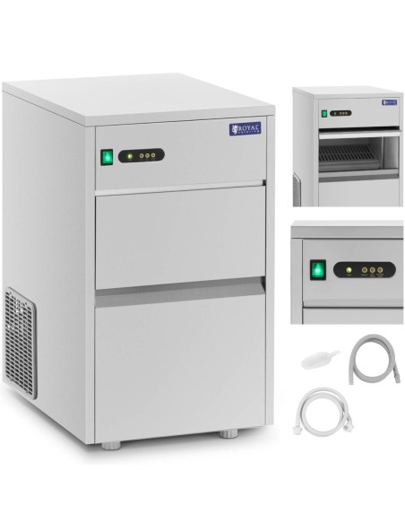 Baro ledo aparatas Ledo kubelių aparatas 50kg/dieną 7kg 310W Baro ledo aparatas Ledo kubelių aparatas 50kg/dieną 7kg 310W