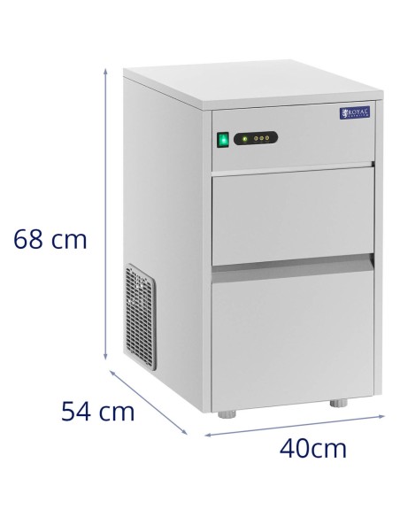 Baro ledo aparatas Ledo kubelių aparatas 50kg/dieną 7kg 310W Baro ledo aparatas Ledo kubelių aparatas 50kg/dieną 7kg 310W