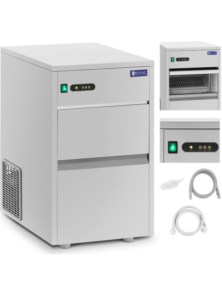 Baro ledo aparatas Ledo kubelių aparatas 25kg/dieną 7kg 220W Baro ledo aparatas Ledo kubelių aparatas 25kg/dieną 7kg 220W