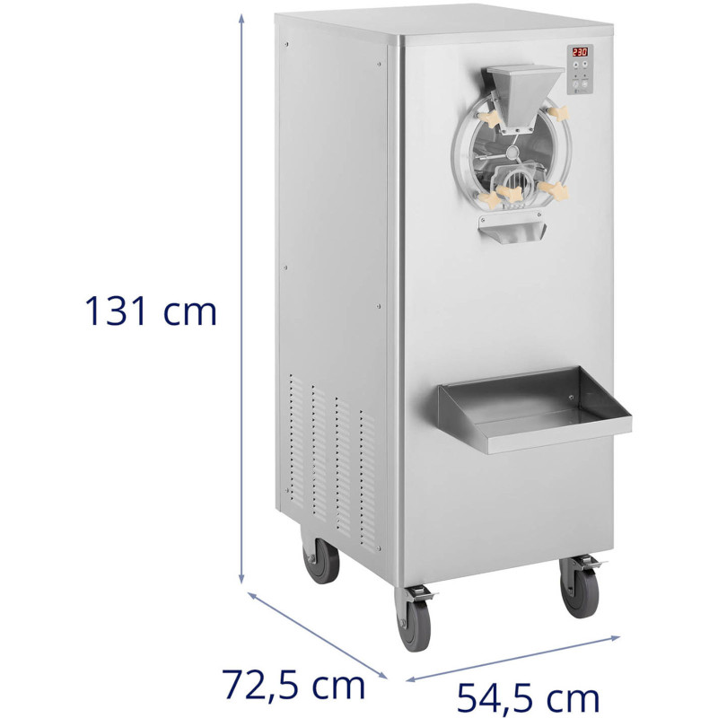 Sorbeto ledų aparatas ant ratų 1 skonio 15-22,5 l/h 1500 W