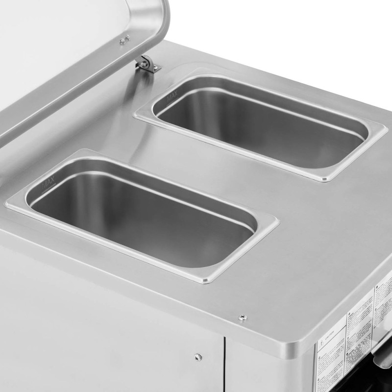 Minkštų ledų aparatas 1550 W 23 l/h - 3 skoniai