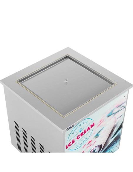 Susukta Tailando ledų aparato šaldymo lėkštė 50 x 50 cm 600 W Susukta Tailando ledų aparato šaldymo lėkštė 50 x 50 cm 600 W