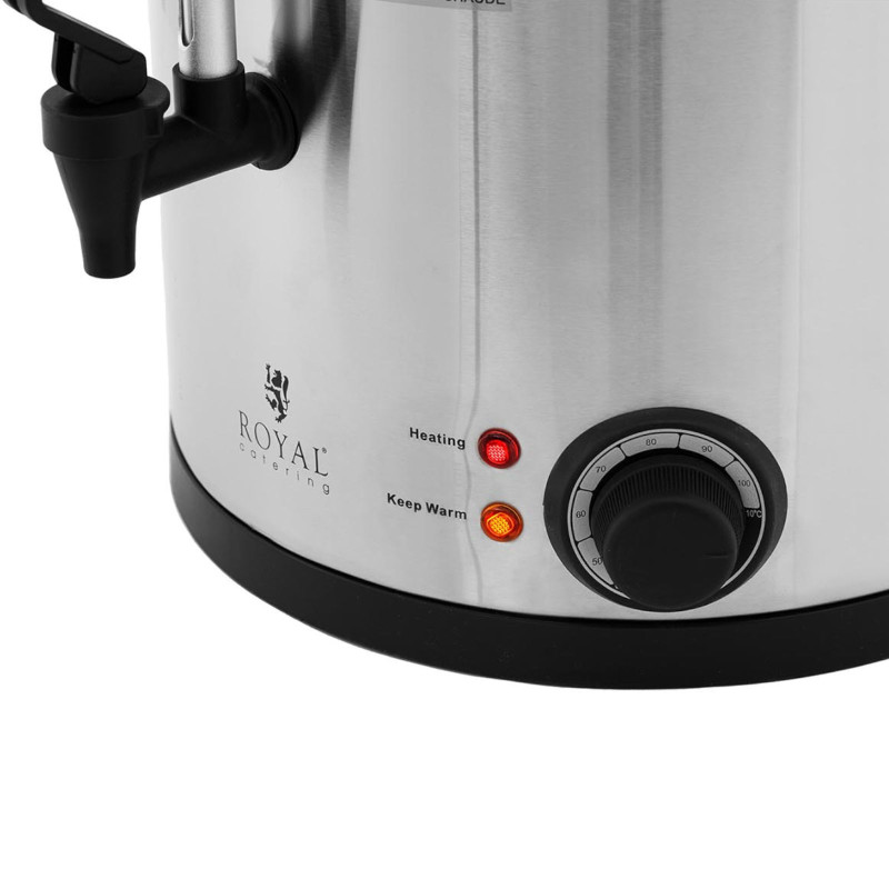 Warnik dvisienis vandens šildytuvas 16,5 L 2500 W sidabrinis