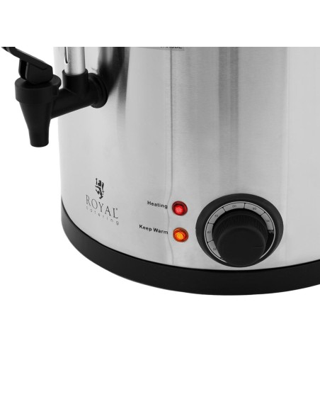 Warnik dvisienis vandens šildytuvas 16,5 L 2500 W sidabrinis