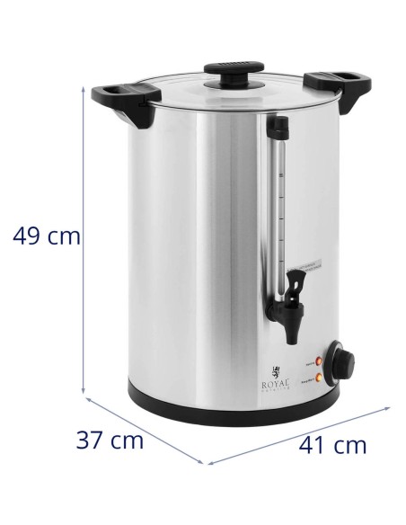 Warnik dvisienis vandens šildytuvas 16,5 L 2500 W sidabrinis