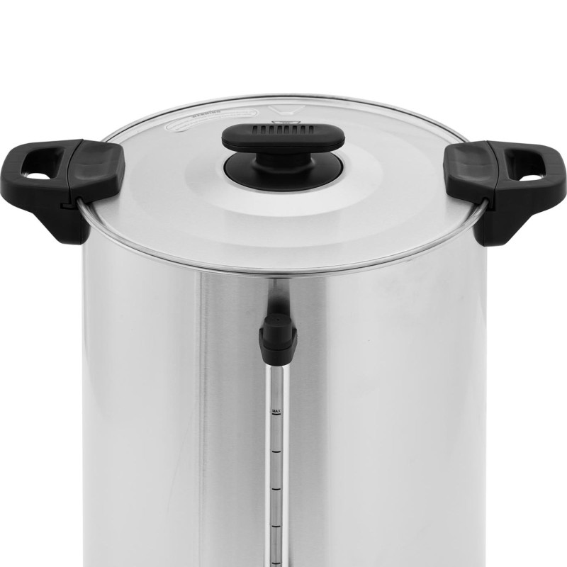 Arbatos kavos virimo aparatas su kranu 20 l 1650 W sidabrinis