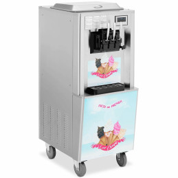 Minkštų ledų aparatas 2140 W 33 l/h - 3 skoniai