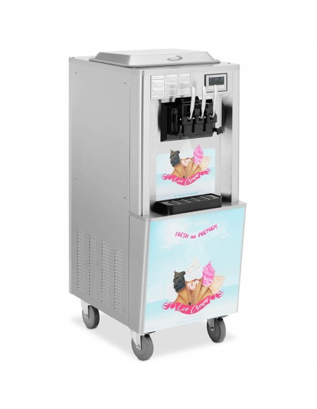 Minkštų ledų aparatas 2140 W 33 l/h - 3 skoniai Minkštų ledų aparatas 2140 W 33 l/h - 3 skoniai