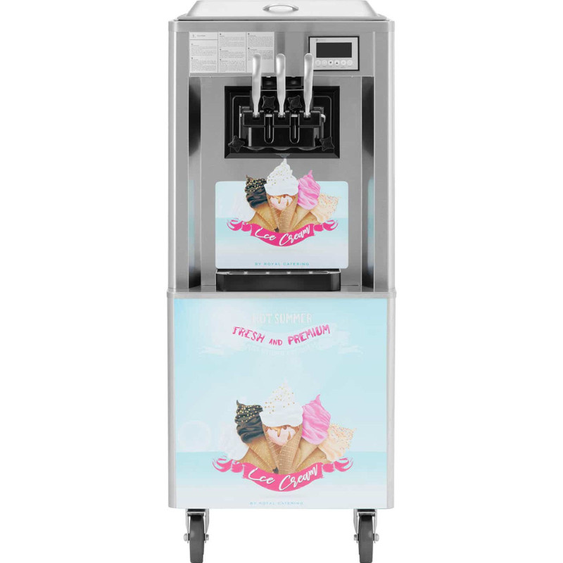 Minkštų ledų aparatas 2140 W 33 l/h - 3 skoniai