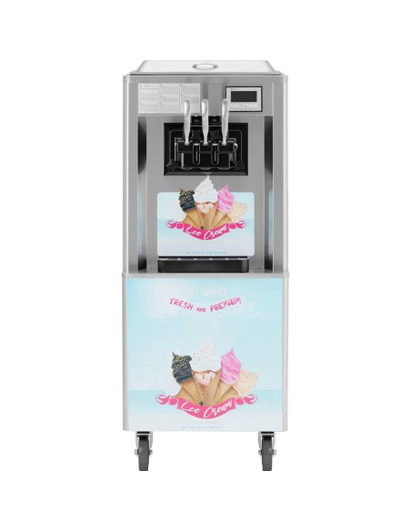 Minkštų ledų aparatas 2140 W 33 l/h - 3 skoniai Minkštų ledų aparatas 2140 W 33 l/h - 3 skoniai