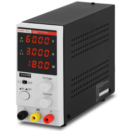 Serviso laboratorijos maitinimo šaltinis 0-60 V 0-3 A DC 180 W LED