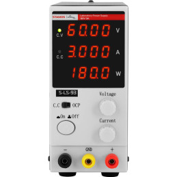 Serviso laboratorijos maitinimo šaltinis 0-60 V 0-3 A DC 180 W LED