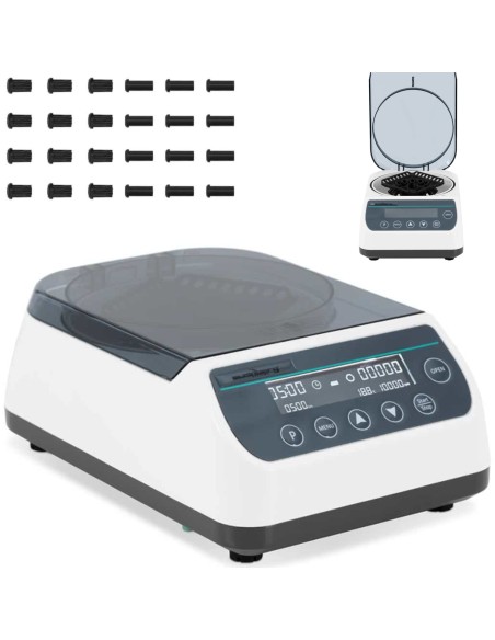 Laboratorinė centrifuga 12 mėgintuvėlių rotoriui 2in1 10000 aps./min 48 W