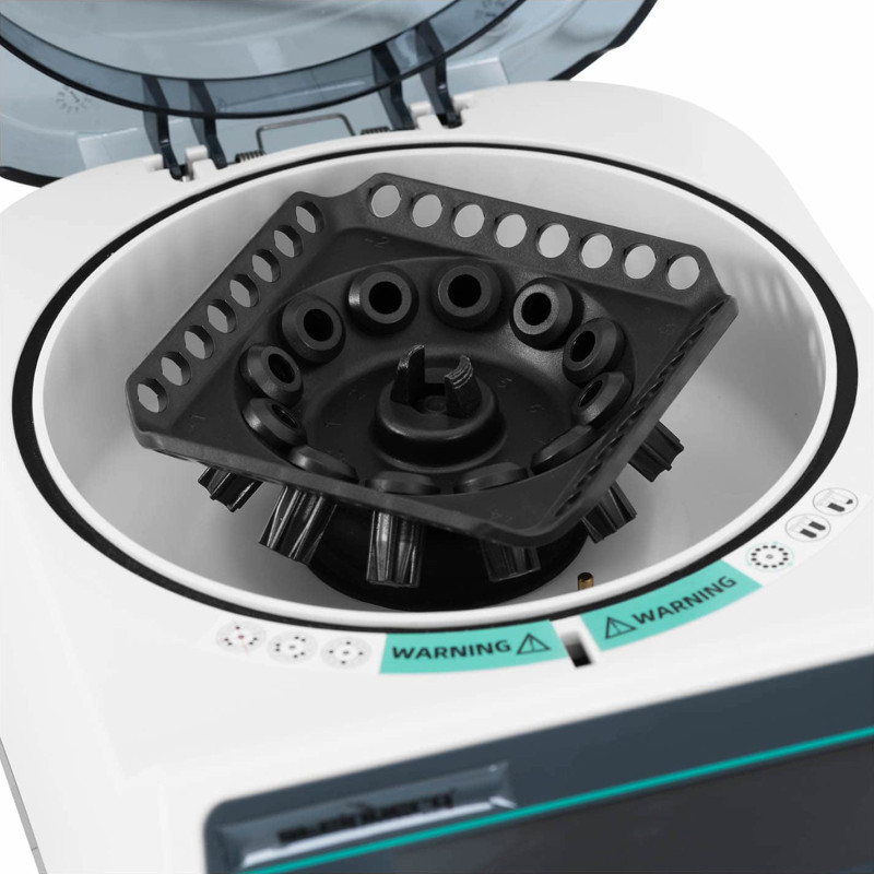 Laboratorinė centrifuga 12 mėgintuvėlių rotoriui 2in1 10000 aps./min 48 W