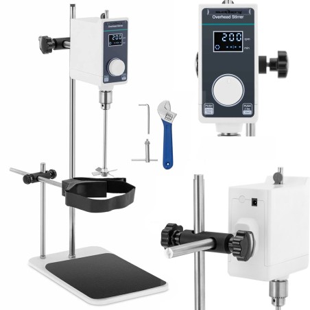 Laboratorinis mechaninis maišytuvo laikmatis 20 l 50-1200 aps./min Laboratorinis mechaninis maišytuvo laikmatis 20 l 50-1200 aps./min