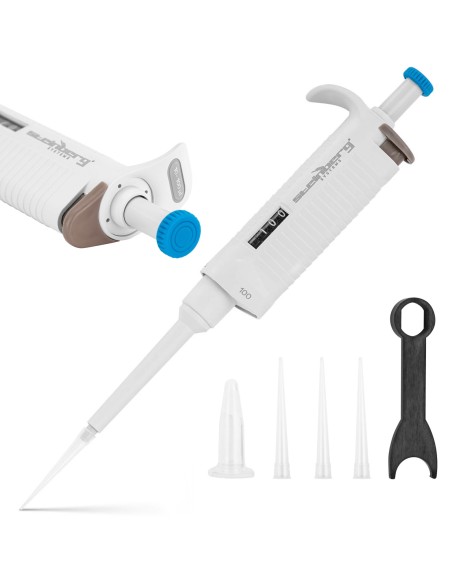 Vieno kanalo laboratorinė pipetė 0,01-0,1 ml Vieno kanalo laboratorinė pipetė 0,01-0,1 ml