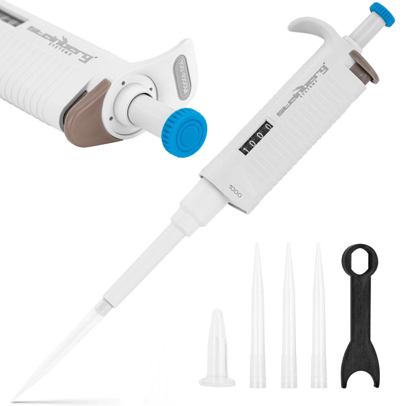 Vieno kanalo laboratorinė pipetė 0,1-1 ml Vieno kanalo laboratorinė pipetė 0,1-1 ml