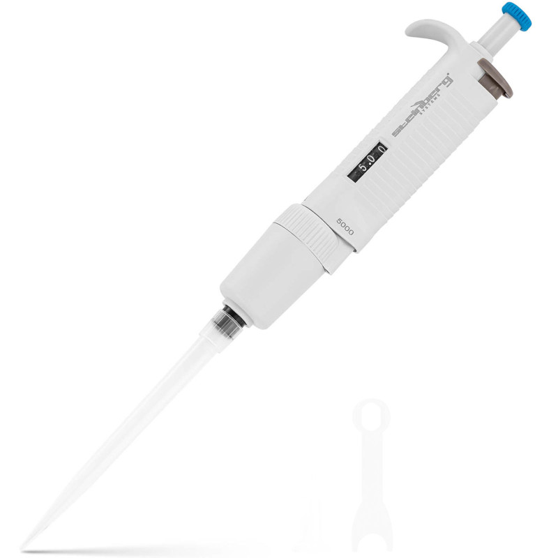 Vieno kanalo laboratorinė pipetė 1-5 ml