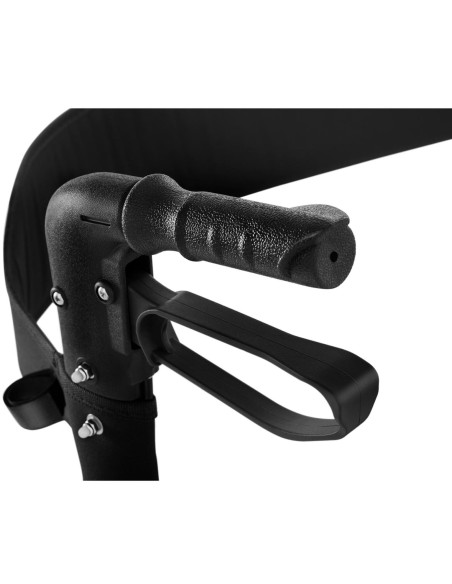 Walker vaikštynės atrama senjorams su sėdyne ir pirkinių krepšiu iki 136kg - auksinis