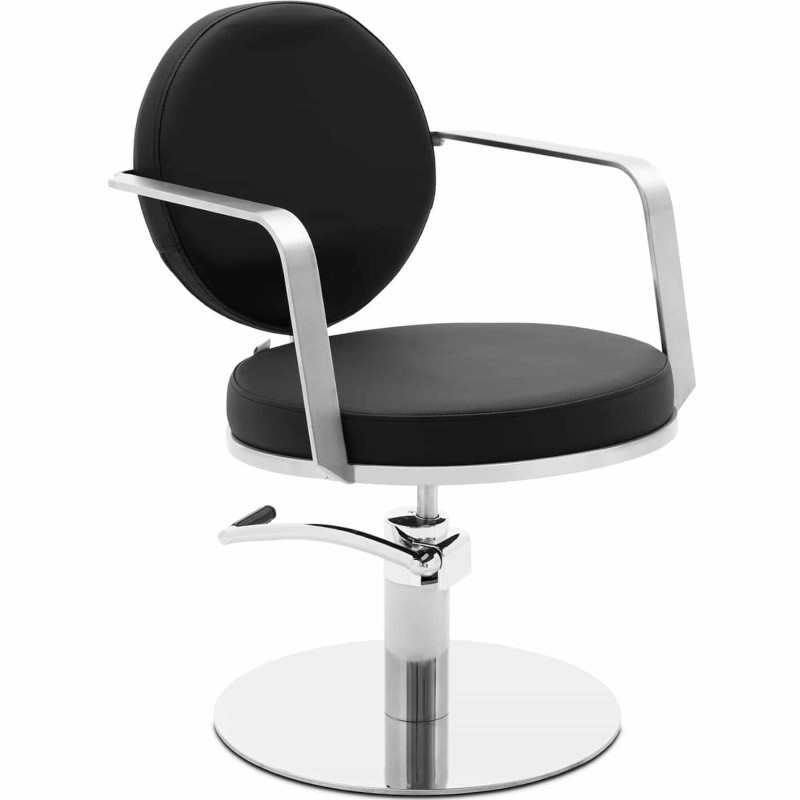 Kosmetinė kirpyklos kėdė, ūgis 47-62 cm NORWICH - juoda