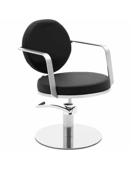 Kosmetinė kirpyklos kėdė, ūgis 47-62 cm NORWICH - juoda Kosmetinė kirpyklos kėdė, ūgis 47-62 cm NORWICH - juoda