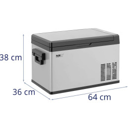 Turistinis auto šaldytuvas šaldiklis 12/24 V DC 29 l 50 W