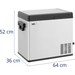 Turistinis automobilinis šaldytuvas šaldiklis 12/24 V DC 49 l 50 W